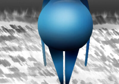corpo dell'alieno blue